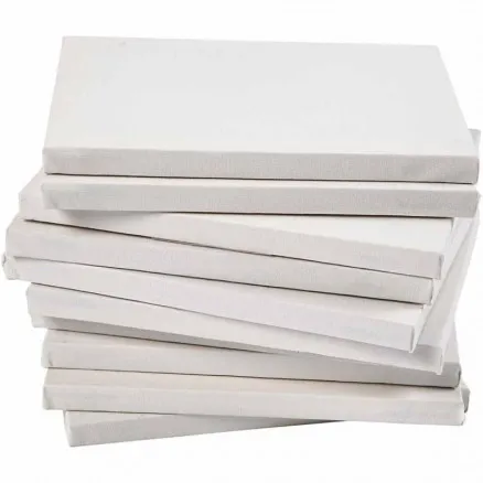Målarduk, vit, djup 1,6 cm, A3, str. 29,7x42 cm, 280 g, 40 st/