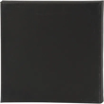 ArtistLine Canvas, svart, vit, djup 1,6 cm, strl. 30x30 cm, 360 g, 10