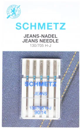 Schmetz symaskinsnålar Jeans 90 - 5 st