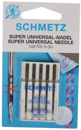 Schmetz Symaskinsnålar Super Universal Storlek 80 - 5 st